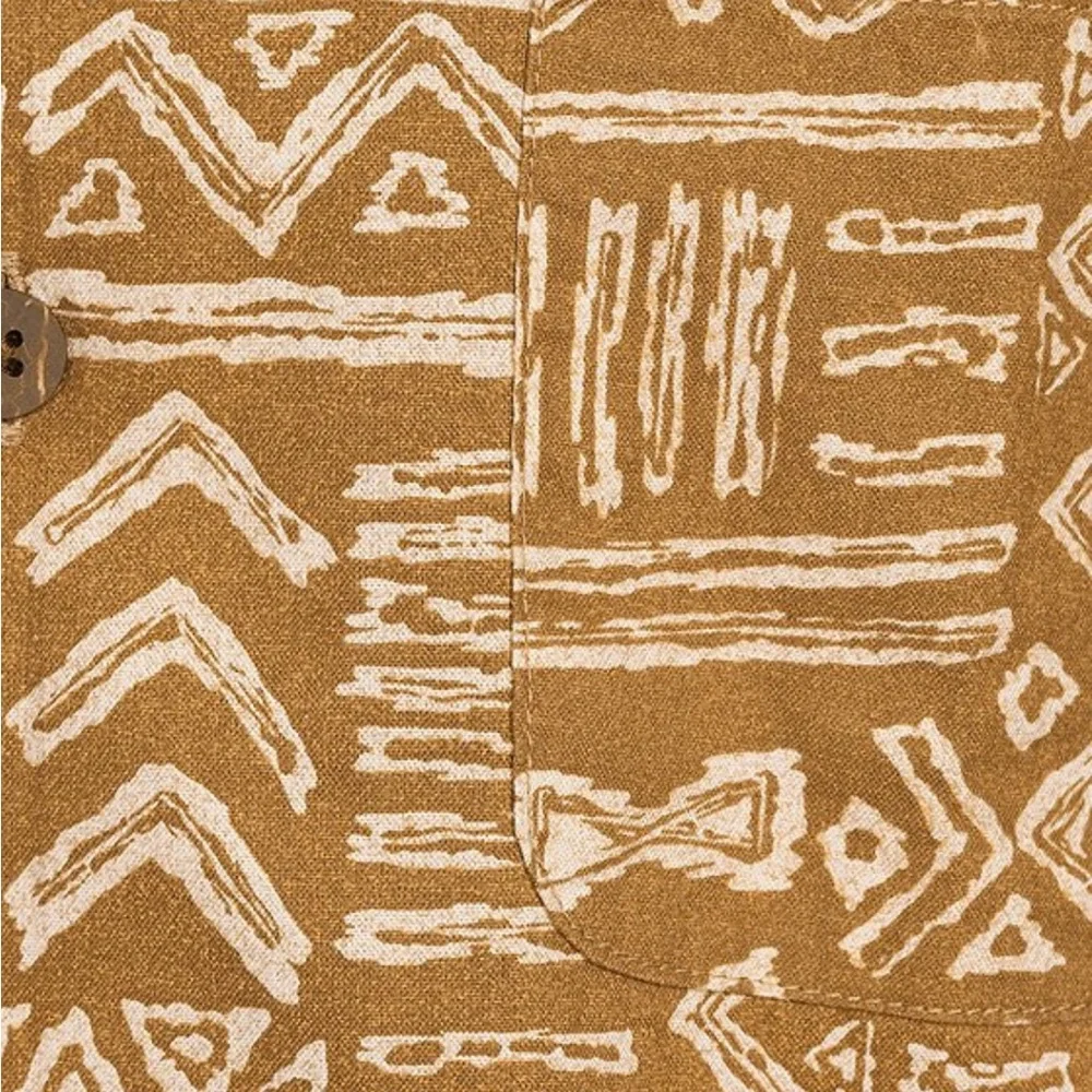 L.L. Bean Men’s Tropics Walnut Geo Hawaiian Aztec Mayan Size XXL NWT - Picture 2 of 8